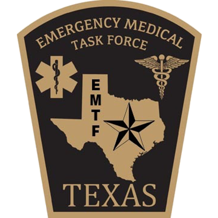 Emergency Medical Task Force Texas Logo Badge